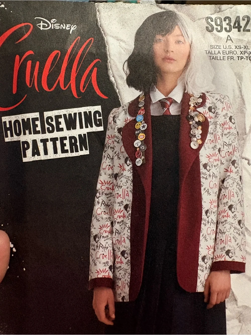 BN UNCUT SIMPLICITY 9342 A SEWING PATTERNS COSTUMES DISNEY HALLOWEEN